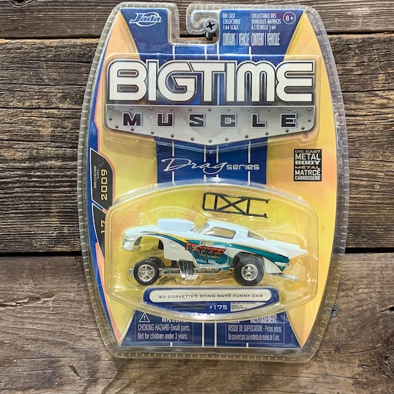 Jada Toys, Bigtime Muscle, Drag Series, '63 Corvette Sting Ray