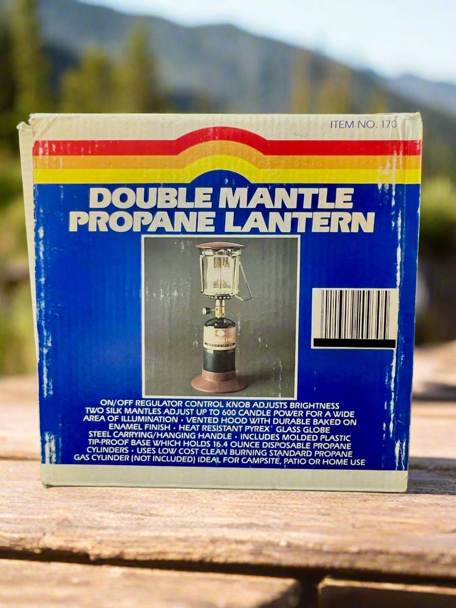Vintage Stansport, Double Mantle, Propane Lantern, No. 170, in Box