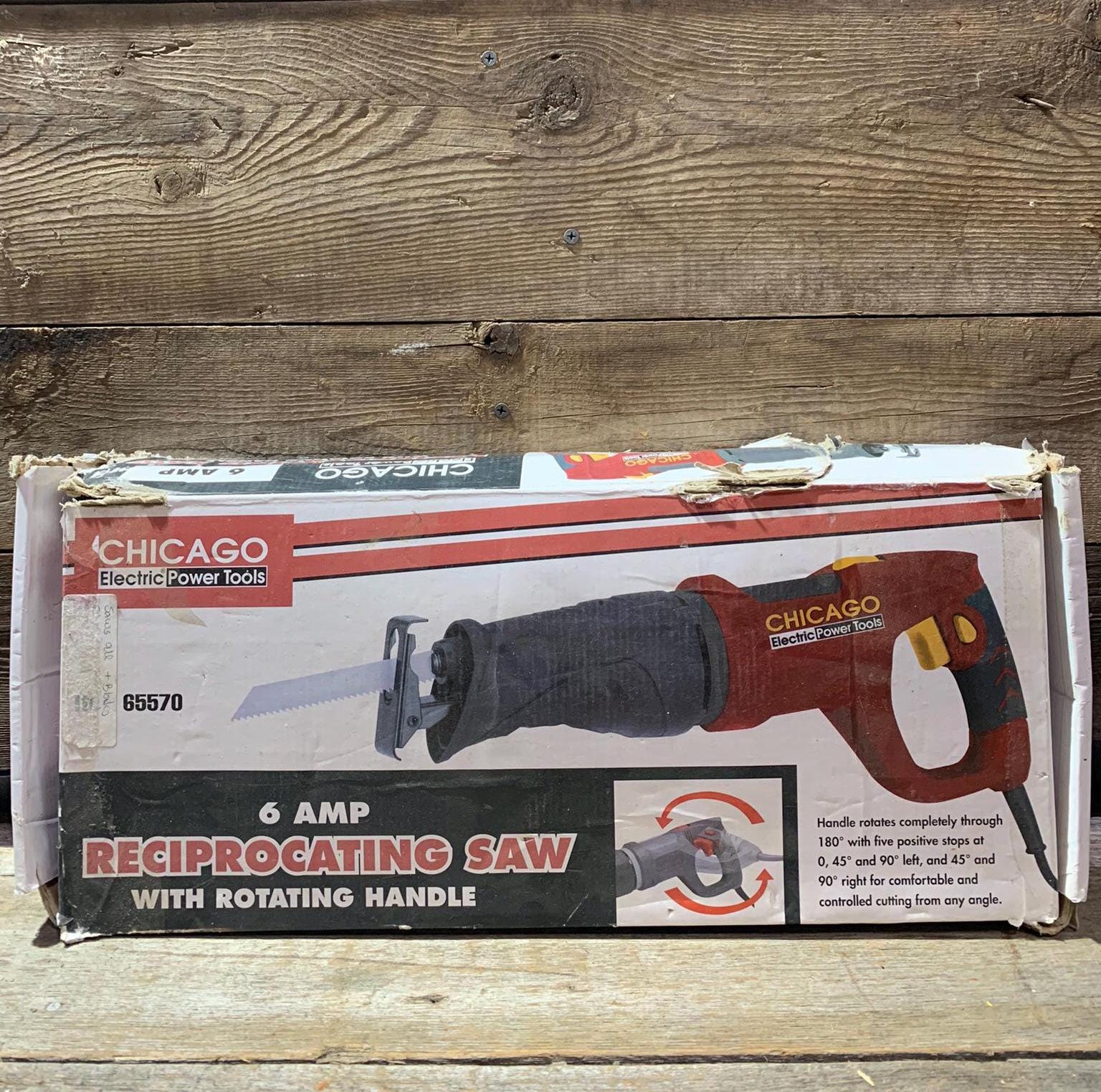 Chicago Electric Power Tools Reciprocating Saw With Rotating Handle T W Etsy UK
