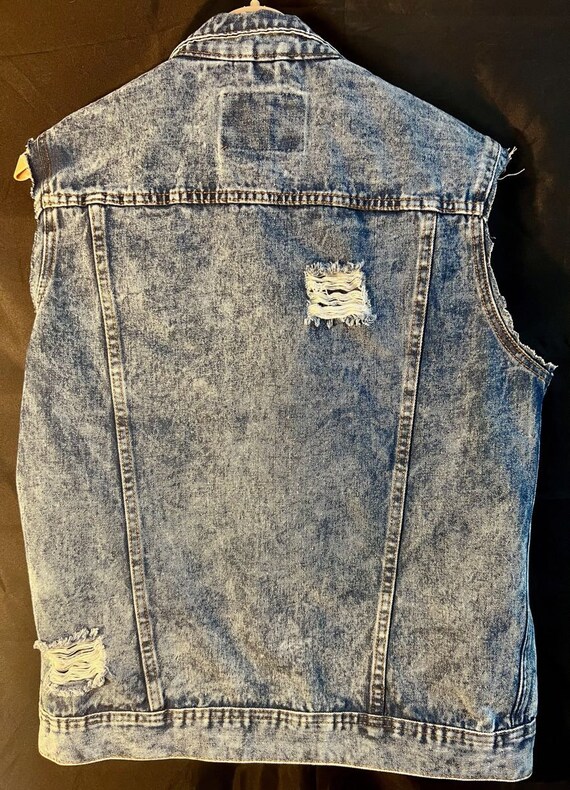 Rue 21 Denim Vest Women s Medium 70829 Etsy