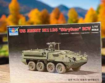 Trumpeter, US Army M1126 &quot;Stryker&quot; ICV, 07255, 1:72 Scale, Model Kit, NIB