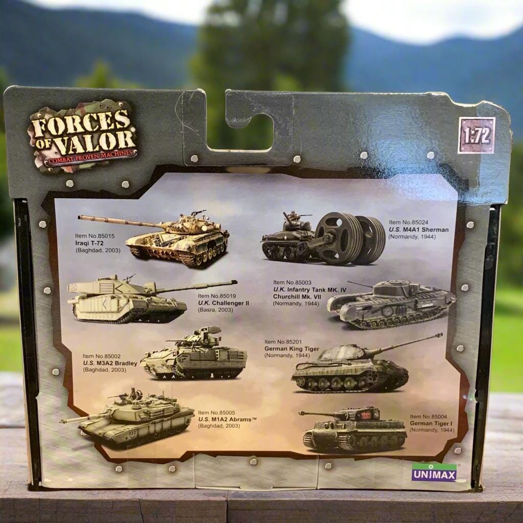 Unimax, Forces of Valor, U.S. M4A1 Sherman Tank, 1:72 Scale