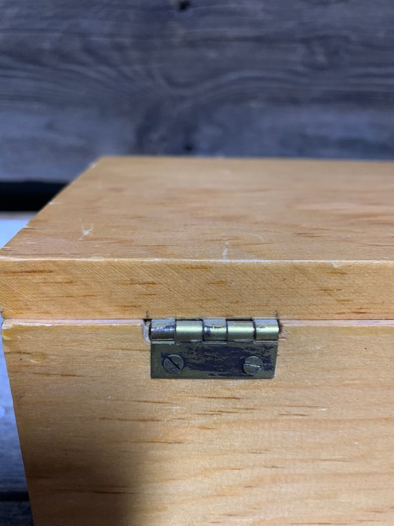 Solid Wood Jewelry Box, Trinket Box, 8" x 5" - image 5
