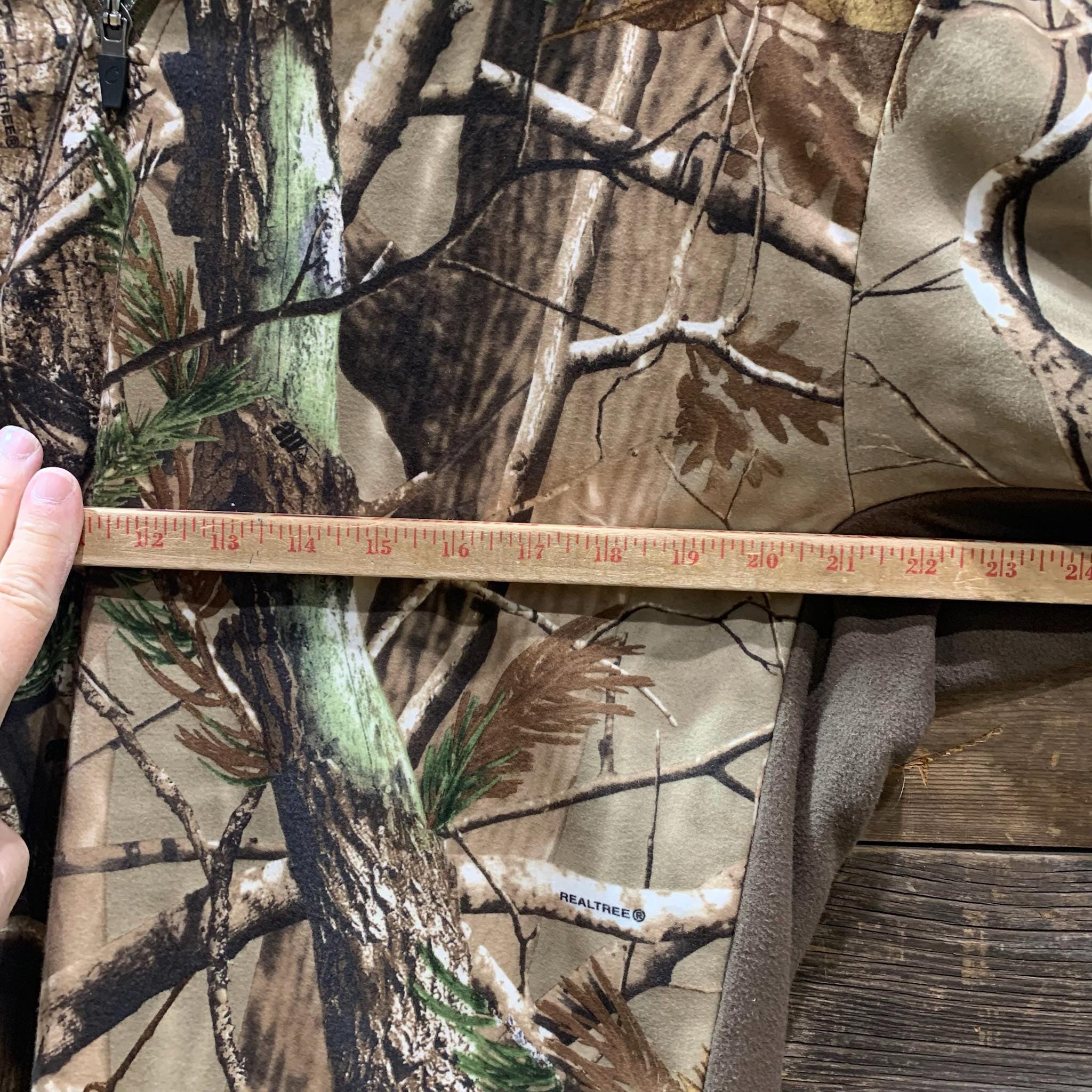 Chemise Flanelle Camouflage Cabela's – Homme, Taille M, 100% Polyester, Vintage USA