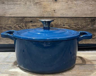 ProCook - Petite Cocotte Faitout Ronde - 20cm / 2,7L - Noir Mat - Fonte