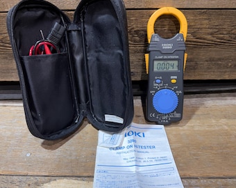 1998 Hioki 3280, Clamp On HiTester, Multimeter, Complete, T & W