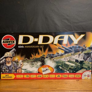 Airfix, D-Day 60th Anniversary Set, 1:72 Scale, Model Kit, No. 10300, NIB