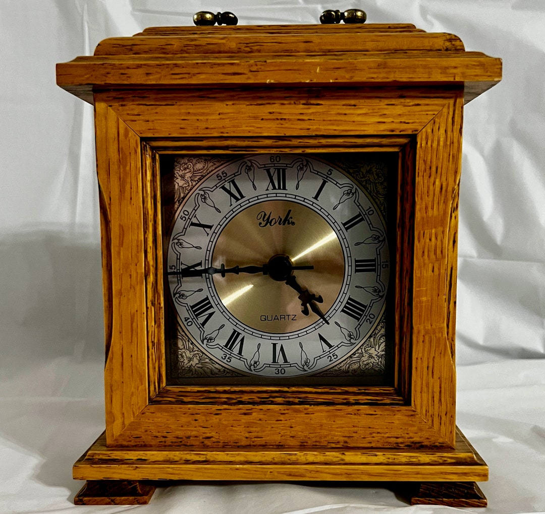 Vintage Mccrory Corp. York Mantle Clock Quartz Analog T & Etsy