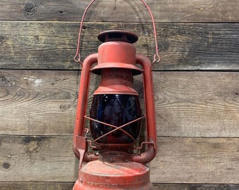 ヴィンテージ ディーツ、リトルウィザード、レッドグローブランタン