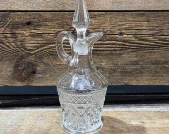 Aceitera/vinagrera de Imperial Glass Co., años 30-80, Cape Cod.