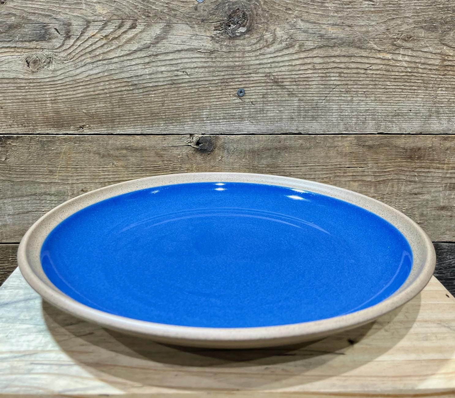 Noritake Stoneware, Madera Blue 8476, 9.25