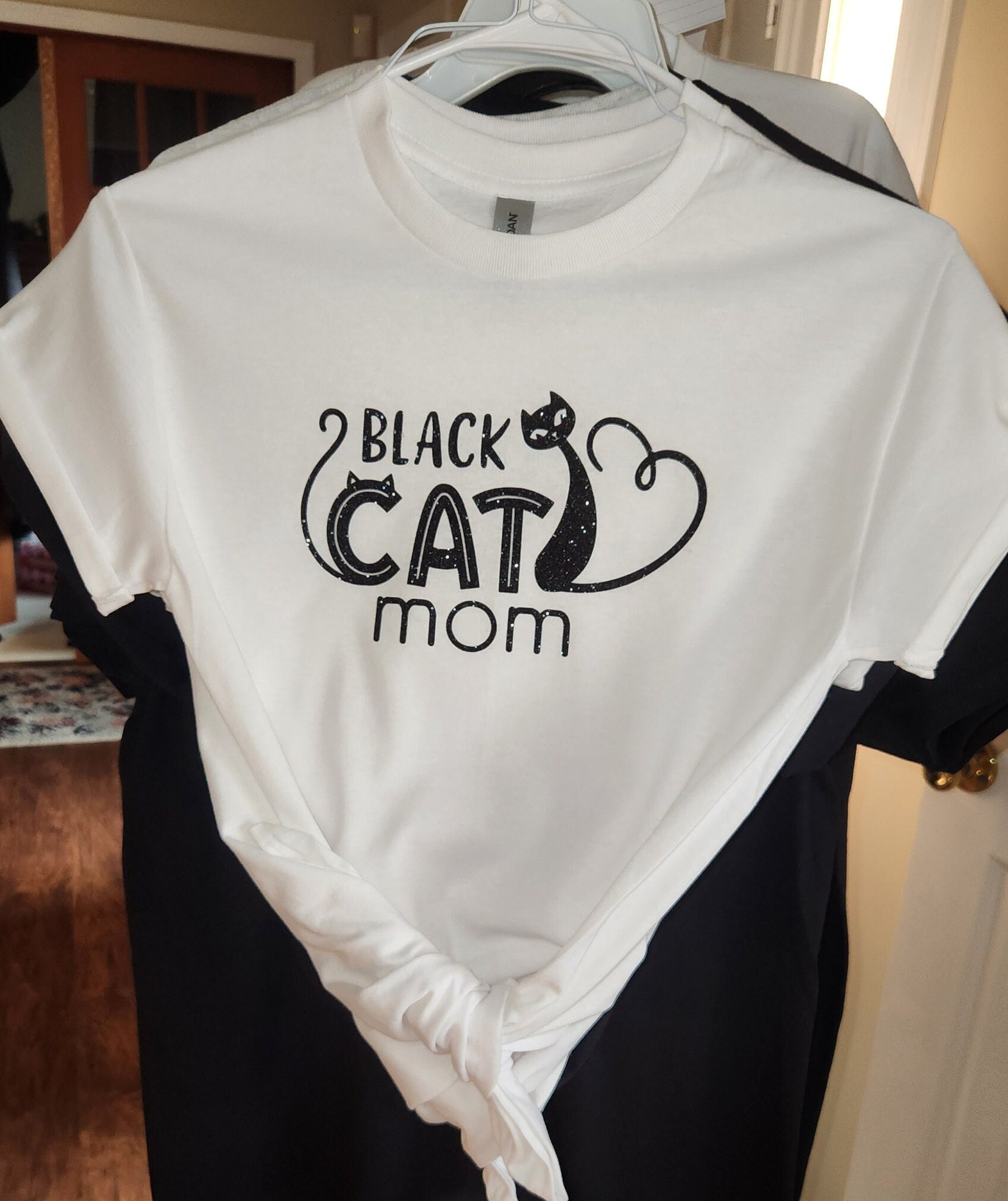 Cat T, Cat Mom T Shirts, Black Cats Tshirts, Cat Items for Cat Lovers, Cat Things for Mom, Stay