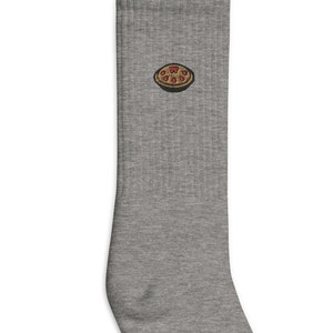 Math Pi Pun Embroidered Socks, Premium Embroidered Socks, Long Socks Gift - Multiple Colors