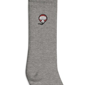 Fighter Pilot Helmet Embroidered Socks, Premium Embroidered Socks, Long Socks Gift - Multiple Colors