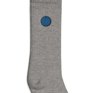 Blueberry Embroidered Socks, Premium Embroidered Socks, Long Socks Gift - Multiple Colors