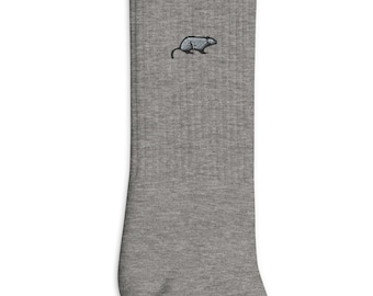 Ratten bestickte Socken, Premium Bestickte Socken, Lange Socken Geschenk - mehrere Farben