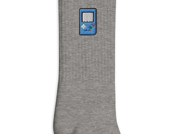 Game Device Embroidered Socks, Premium Embroidered Socks, Long Socks Gift - Multiple Colors