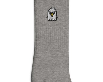 Adler Bestickte Socken, Premium Bestickte Socken, Lange Socken Geschenk - mehrere Farben