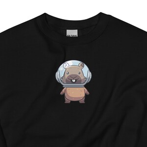 Space Capybara, Capybara Spaceman, Unisex Capybara Sweatshirt, Outerspace Capybara