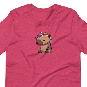 Capybara Unicorn, Unisex Capybara T-Shirt, Unicorn Capybara Shirt, Capybara Gift