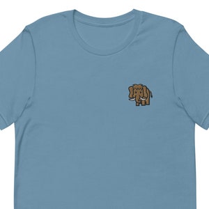 Mammut Unisex T-Shirt, besticktes Herren-T-Shirt Geschenk für Freund, Freundin, Unisex-Kurzarmhemd - mehrere Farben