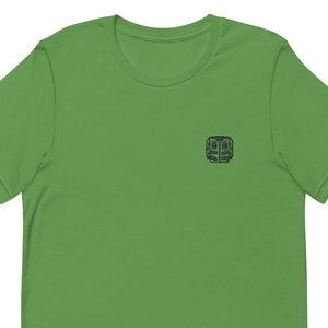 Millitary Jacket Unisex T-Shirt, Embroidered Unisex T-Shirt Gift for Boyfriend, Men&#39;s Short Sleeve Shirt - Multiple Colors