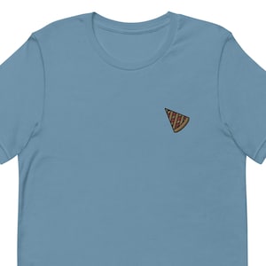 T-shirt unisexe tarte aux pommes, t-shirt unisexe brodé cadeau pour petit ami, petite amie, chemise à manches courtes unisexe - plusieurs couleurs