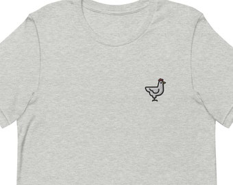 At sige sandheden fløjl I fare Chicken Premium Men's T-shirt Embroidered Men's - Etsy