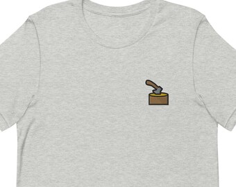 Ax Unisex T-shirt, Embroidered Unisex T-shirt Gift for