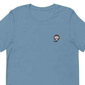 Fighter Pilot Helmet Unisex T-Shirt, Embroidered Unisex T-Shirt Gift for Boyfriend, Men&#39;s Short Sleeve Shirt - Multiple Colors