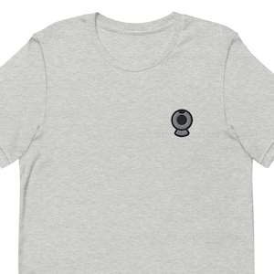 Embroidered Webcam T-Shirt: Vintage Style Unisex Tee