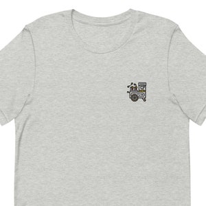 Popcorn Cart Unisex T-shirt, haftowany Unisex T-shirt prezent dla chłopaka, dziewczyny, Unisex koszulka z krótkim rękawem - wiele kolorów