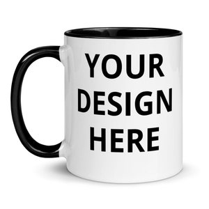Personalized Mug, 11 oz Custom Coffee Mug Cup, Your Text Photo Picture Design Mug, Custom Mug Gift Him Her, Wedding Anniversary Engagement