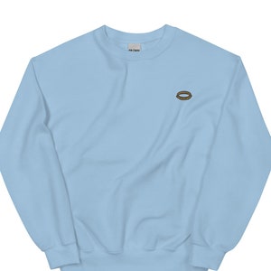 Tamborine Embroidered Sweatshirt Gift, Cute Unisex Crewneck Sweater, Long Sleeve Pullover Sweater - Multiple Colors
