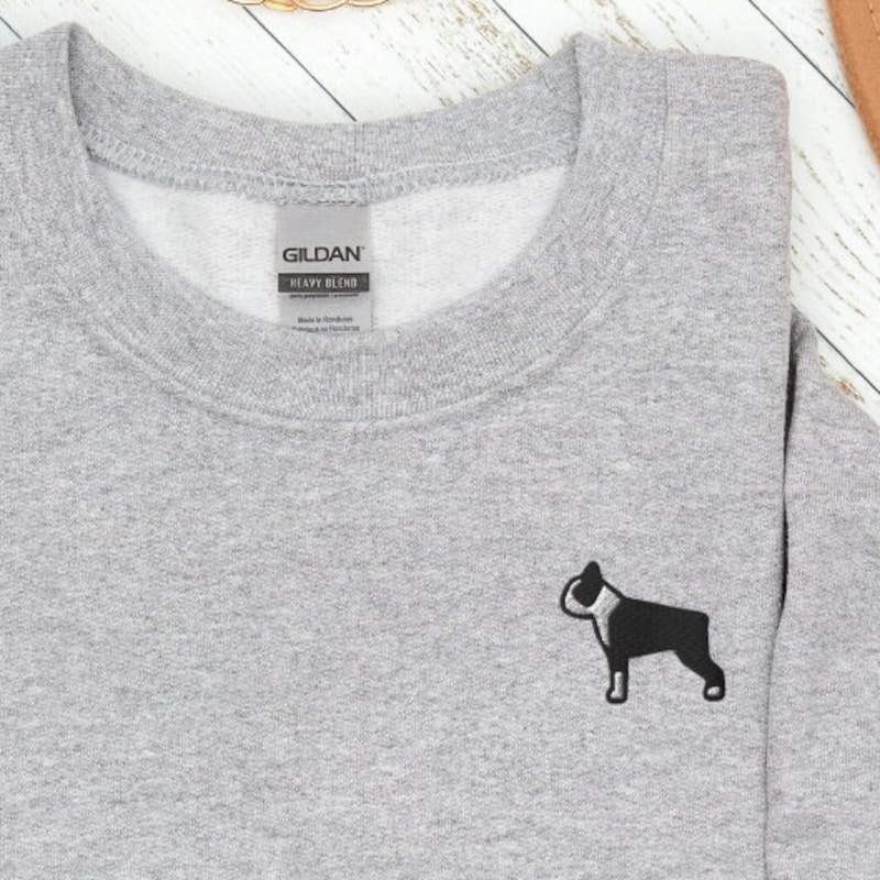 Boston Terrier Knitting Hoodie