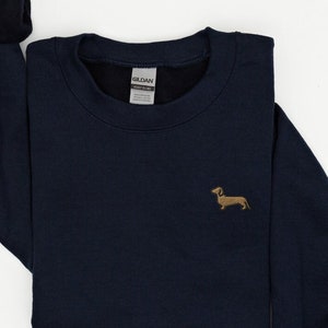 Geborduurd teckel-sweater: uniseks Wiener Dog Lover-trui