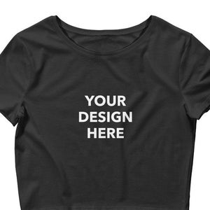 Top corto personalizado para mujer, camiseta corta con diseño personalizado, top corto con texto personalizado, top corto con logotipo personalizado, top corto con texto o logotipo de tu diseño.