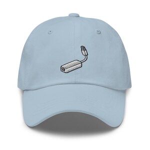 USB Dongle Dad Hat, Embroidered Unisex Hat, Handmade Dad Cap, Adjustable Baseball Cap Gift - Multiple Colors