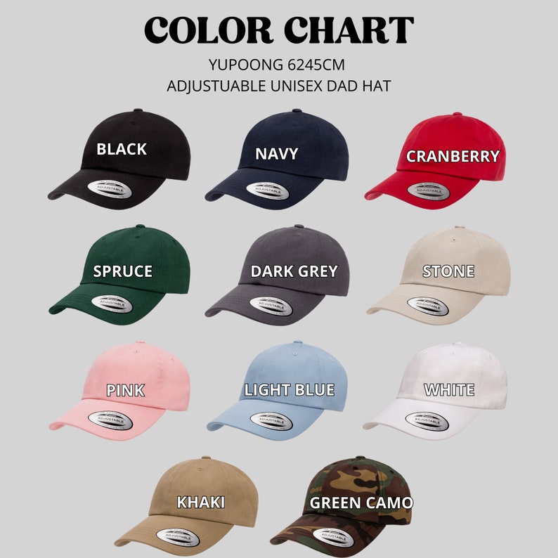 Clapper Board Embroidered Dad Hat, Embroidered Unisex Hat, Dad Cap, Adjustable Baseball Cap Gift for Him image 8