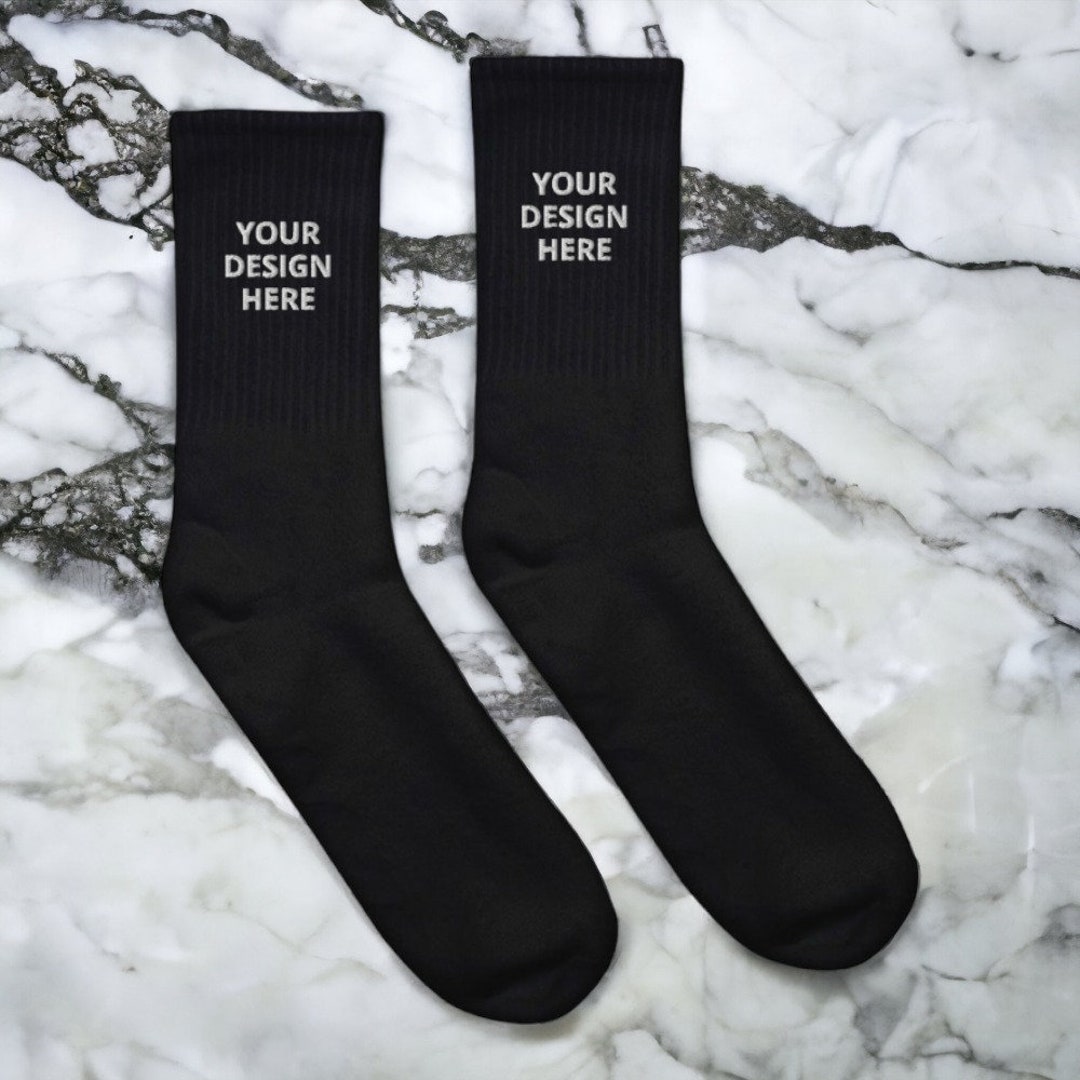 Chaussettes brodées sale