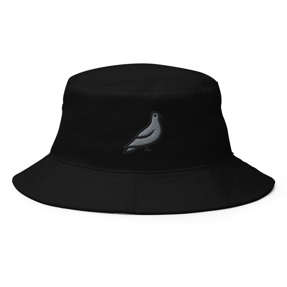 Pigeon Bucket Hat Embroidered Bucket 