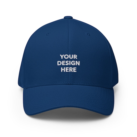 Custom Structured Twill Cap, Personalized Embroidered Cap
