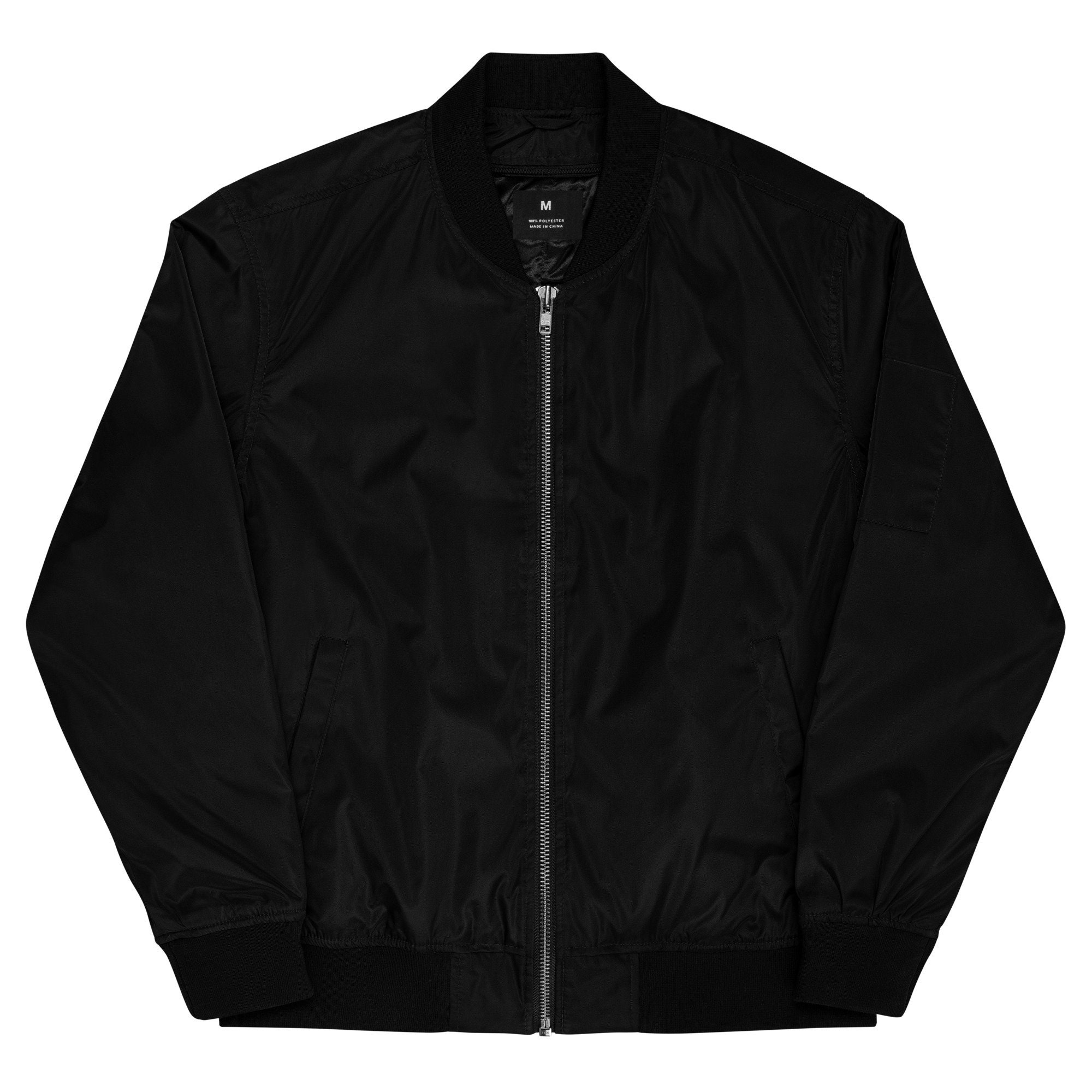 Personalized Back Embroidered Recycled Bomber Jacket