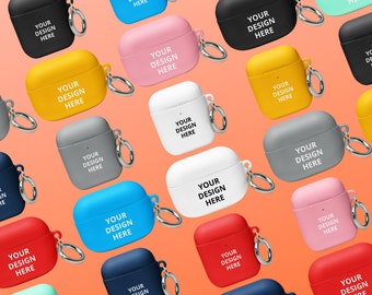 Custom AirPods Pro Case: Personalized TPU Protective Cover with Carabiner