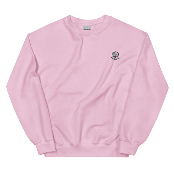 Pearl Clam Embroidered Sweatshirt Gift, Cute Unisex Crewneck Sweater, Long  Sleeve Pullover Sweater Multiple Colors -  Denmark