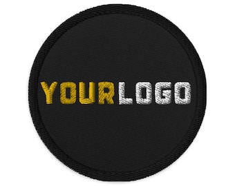 Your Logo Embroidered Patch: 3" Iron-On or Sew-On