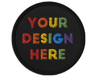 Custom Embroidered Patch: Your Design, Text, or Logo - 3" Iron-On