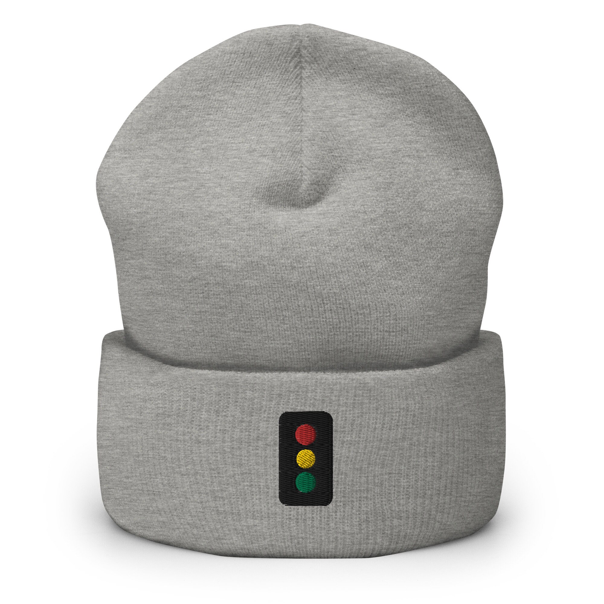 【日本未入荷】洒落感、極まる! Embroidered Beanie Grey Embroidered Beanie - Grey