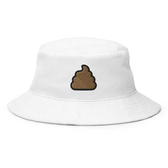 Poop Emoji Bucket Hat Embroidered 