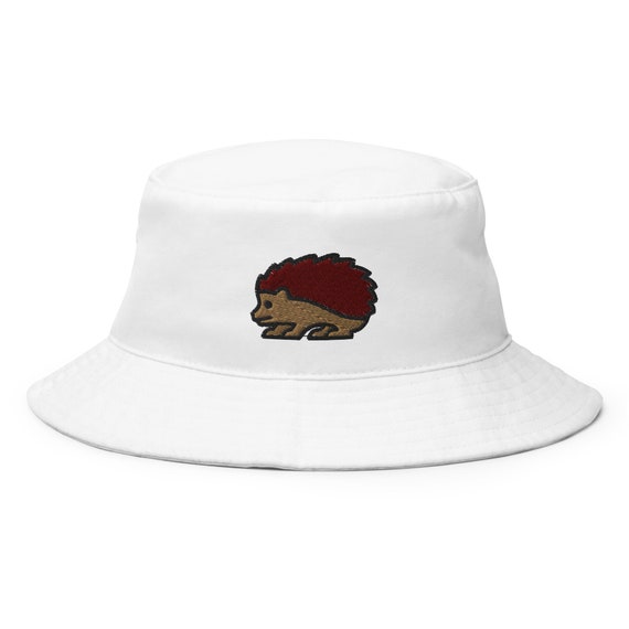 Hedgehog Bucket Hat Embroidered Bucket 